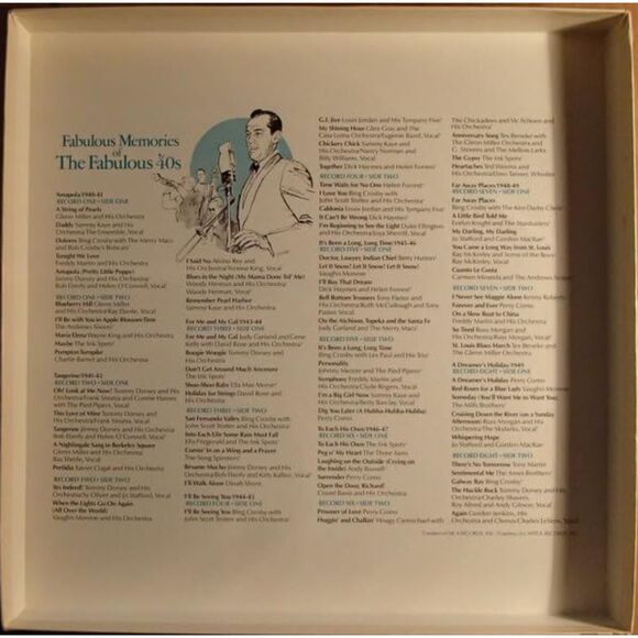 Fabulous Memories Of The Fabulous '40s RCA Reader's Digest 8 LP Vinyl - Picture 2 of 4
